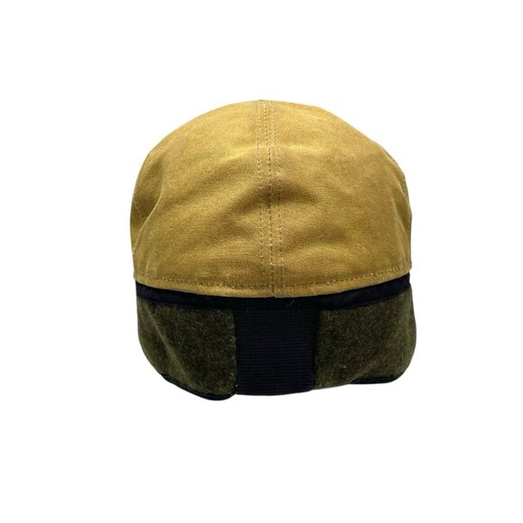 C.C. Filson Tin Cloth Waxed Canvas Waterproof Insulated Ear Flap Cap Mens - Picture 4 of 10